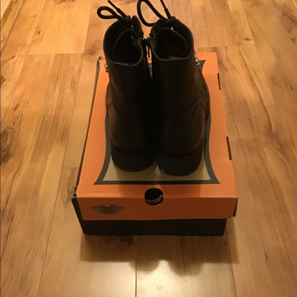 Harley Davidson Laced Up Boots - Picture 4 of 5